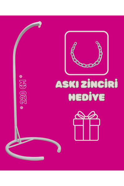SİMURG SALINCAK VE DESİGN 220 Cm BEYAZ Makrome Salıncak Ayağı