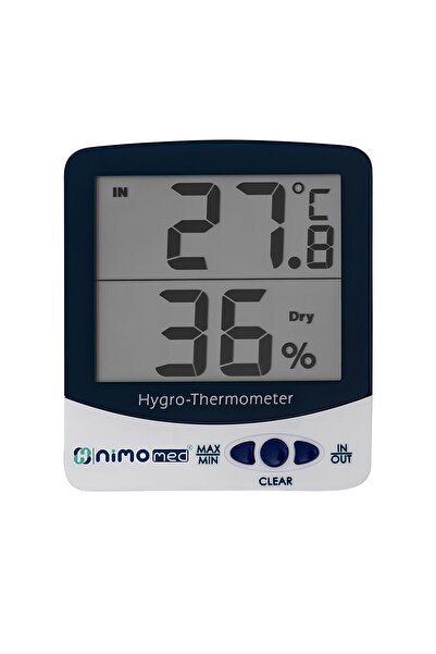 Nimomed Dijital iç ve dış sıcaklık ve nem ölçer