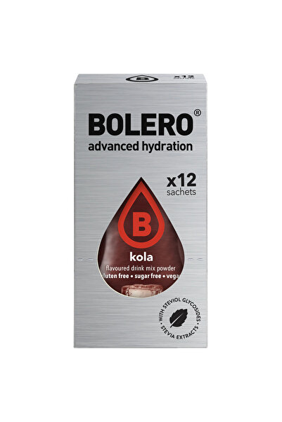 Bolero منكهات ترطيب وتحلية المياه نكهة الكولا (12 حبة) - Advanced Hydration D...