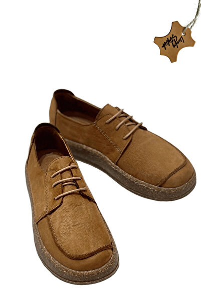 Lively Stylish Dora Genuine Leather Nubuck Comfort Sole Lace-Up Casual Women'...