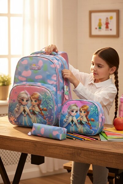 Kidessa 2035-1370 Geantă pentru școală primară unisex cu spate anatomic Relaxion