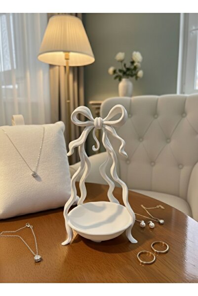 hediyesepetinde 🎀   Ribbon Designed Jewelry Stand |   Elegant Decor & Jewelr...