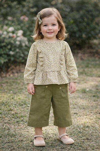 MAYORAL بلوزة بناتي محبوكة ومطبوعة ملونة