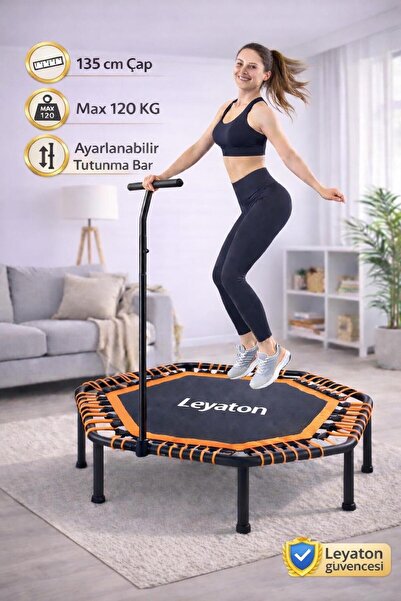 Leyaton 135 Cm ''(54 Inç) Tutmalı Step Trambolin