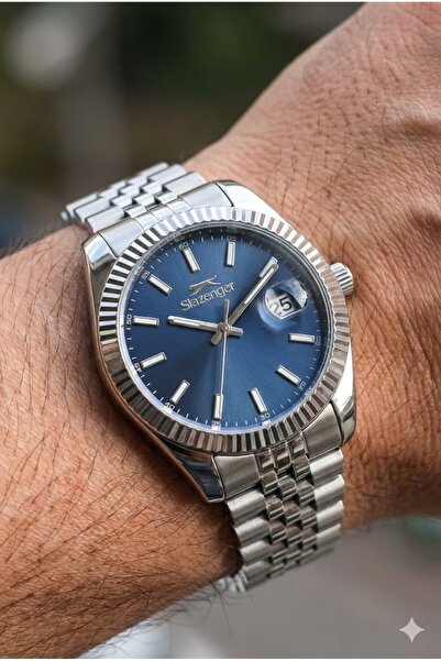 Slazenger SL.09.2509.1.03 Erkek Kol Saati – 41,5 mm – Paslanmaz Çelik Kasa – ...