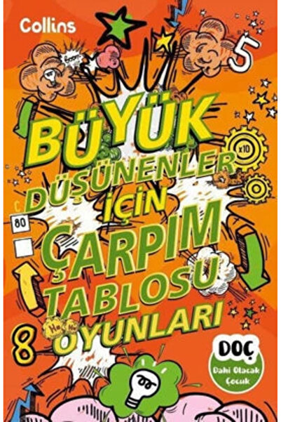 Dahi Olacak Çocuk Yayınları ألعاب طاولة الضرب للمفكرين الكبار (الأعمار 7-12)