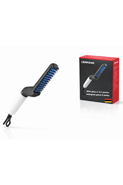 LEIHMANN 2in1 mini straightener for hair and beard