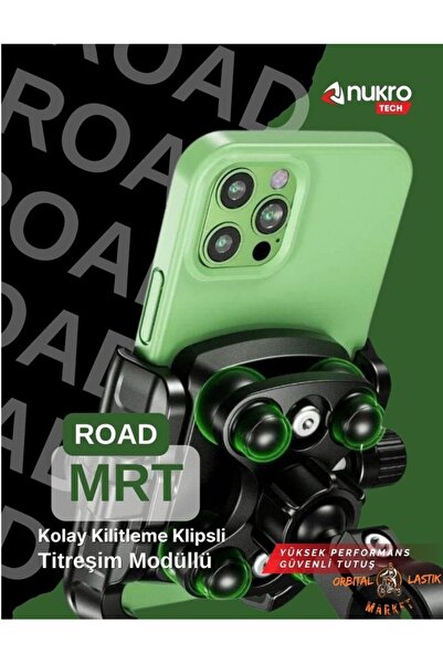 Nukrotech Mrt Road Titreşim Modüllü Telefon Tutucu