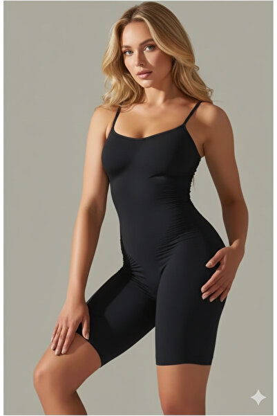 femmefinesse Corset de lungime întreagă, culoare neagră, pentru piept, burtă,...