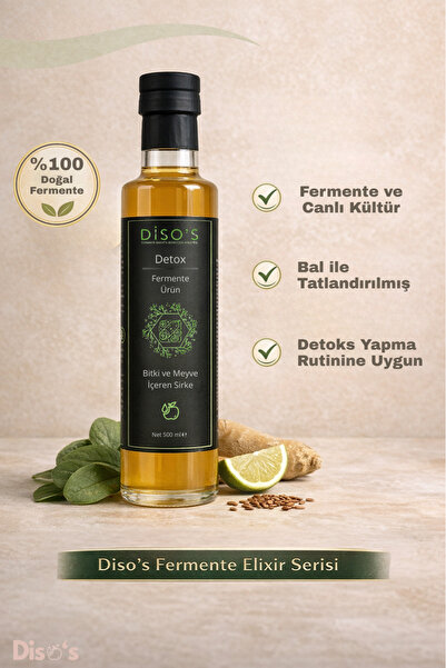 Diso's Detox /Bitki ve Meyve İçeren Sirke 500 ml