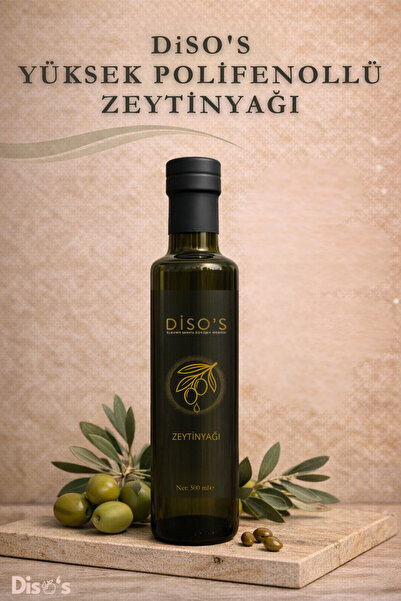 Diso s Diso's Yüksek Polifenollü Sızma Zeytinyağı 500 ml