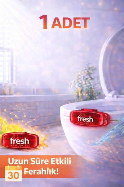 Fresh Products Fresh Clip 2.5 WC Klozet Koku Giderici Kivi & Greyfurt Aromalı (Kırmızı)