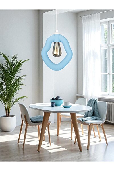 FORECASTE Bohem Beton Görünümlü Modern Minimalist Avize Ayarlı E27 Duy Salon ...