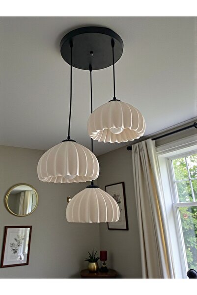 DREAM MODE Solis Modern 3’lü Sarkıt Avize | Salon ve Mutfak Aydınlatması Şık ...