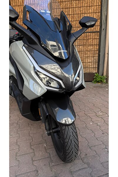Forza 3lü set karbon desen koruma kapak (ön çamurluk+eksoz+kafav)2023/2026