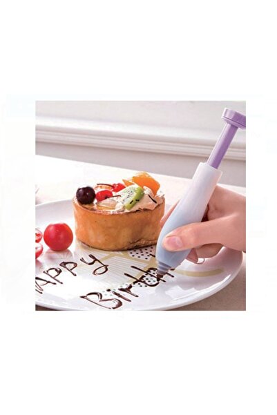 OEM Seringă pentru decorarea prăjiturilor, sosurilor și glazurii, 4 duze inte...