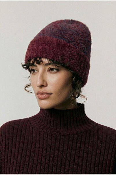 keily. Premium Soft Acrylic Zebra Women's Beret