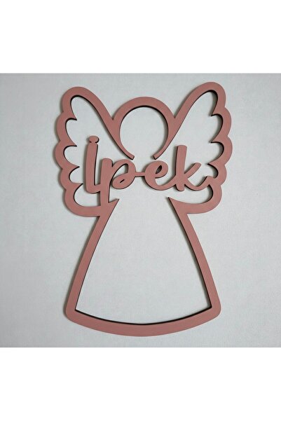 Pelince Kişiye Özel İsimli Melek Makrome Kasnağı | Bebek Odası Kapı Süsü İsim...