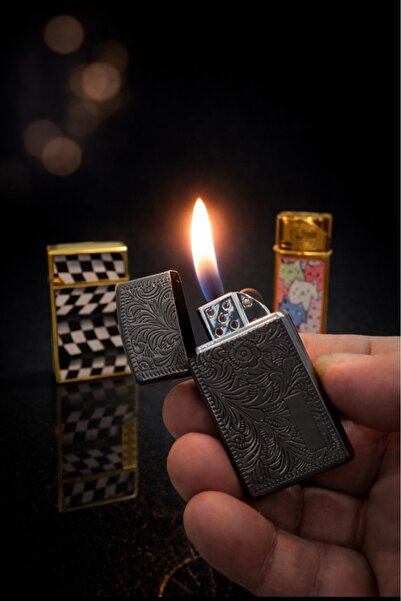 DoğanÇakmak Çakmak ( metal çakmak 3 lü set 2 taşlı 1 rüzgar)