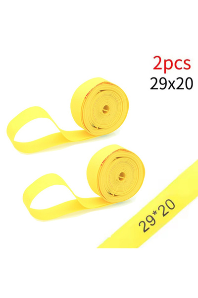 Choice 29 بوصة 20 مم زوج واحد من قطعتين من أشرطة حافة الدراجة المصنوعة من ماد...