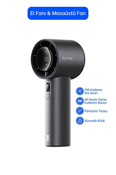 JISULIFE Handheld Fan Pro1 S Güçlü El Fanı 5000mah
