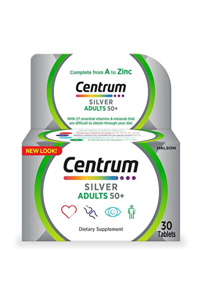 Centrum الفيتامينات المتعددة الفضية لمن تزيد أعمارهم عن 50 عامًا (30 عامًا)