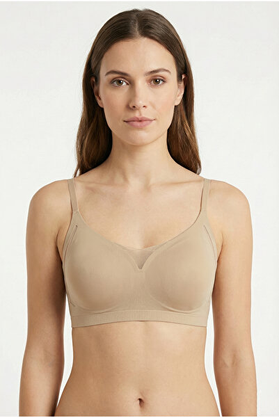 HNX Sutien confortabil pentru femei fără cusături Laser croială cu detalii di...