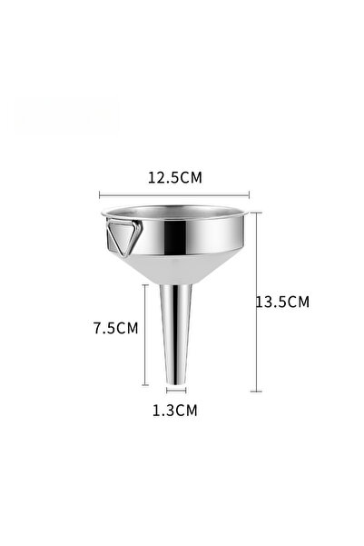Choice 12.5CM Kitchen Accessories Metal Cooking Oil Funnel Wide Mouth Suitabl...