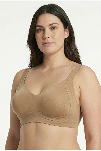 HNX Γυναικείο σουτιέν χωρίς ραφές Traceless Wire Free T εφέ σύσφιξης Comfort ...