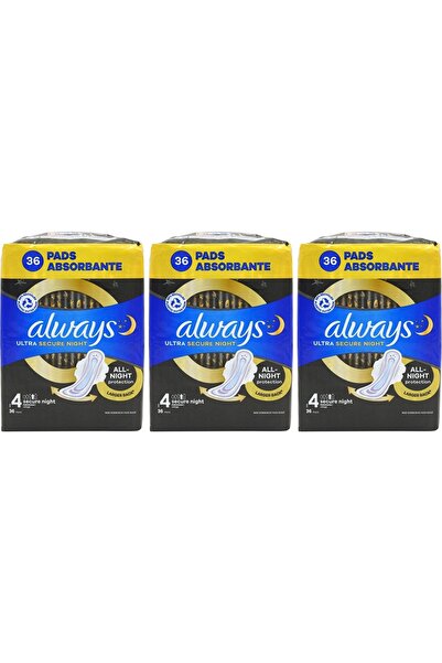 Always Set 3 BUCATI ABSORBANTE 10BUC ULTRA PLATINUM SECURE NIGHT