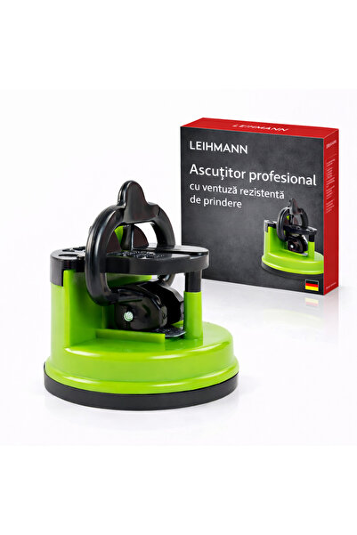 LEIHMANN Ascutitor profesional, cu ventuza rezistenta de prindere