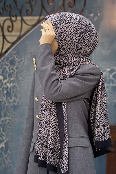 Vissona Жіночий розкішний шарф з шовку Медіна, колір візону-2