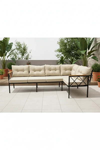 adımshops Köşe Koltuk Takımı , 3 2 Balkon-bahçe-kafe-çay Seti-mutfak Köşe Tak...