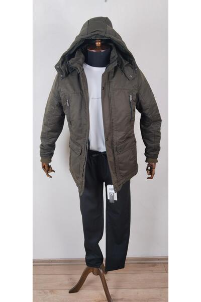 MODA İÇİ KÜRKLÜ KAPŞONLU KIŞLIK PALTO