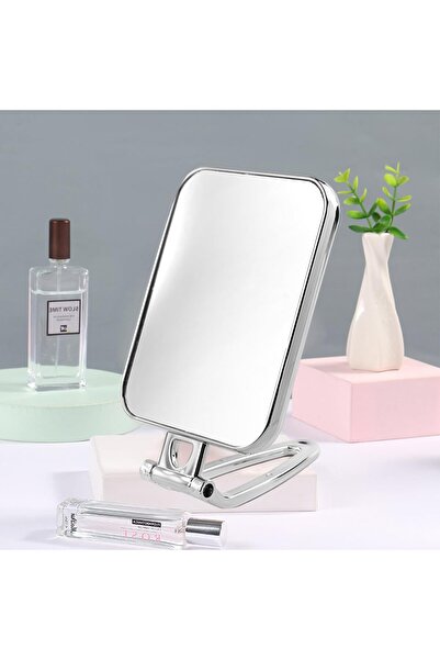 Dolly Çift Taraflı Büyüteçli Makyaj Aynası 6 Inç Masa Üstü Aynası 15cm