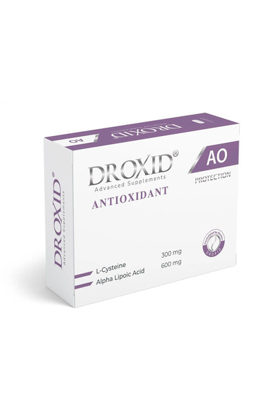 DROXİD AO Alfa Lipoik Asit ve L-Sistein İçeren Antioksidan Takviye 30 Tablet