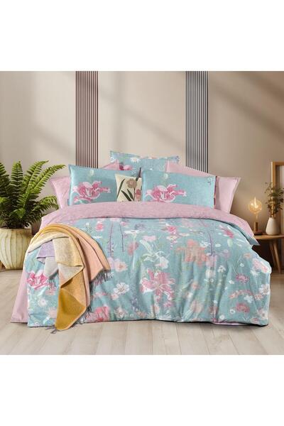 Sarev Stella Double Size 100% Cotton Double-Sided Duvet Cover Set