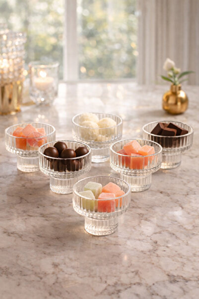 YzHome وعاء زجاجي للحلويات بقاعدة على شكل حرف L من Pinterest، سعة 6 لتر، مقاس...