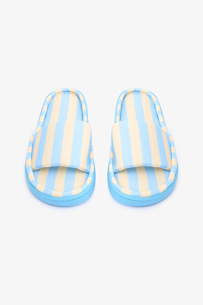 Penti Svetložlté papuče Mona Striped