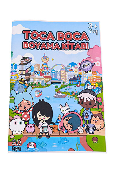 Papağan Toca Boca Boyama Kitabı