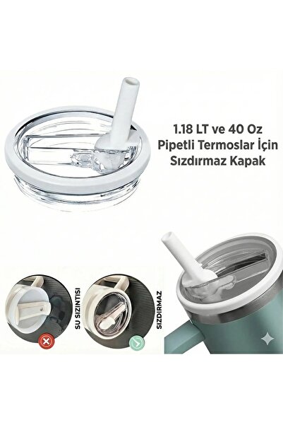 Stanley Qencher 1.18 Uyumlu Sızdırmaz Kapak Quencher Lid Sızdırmaz Yedek Kapa...