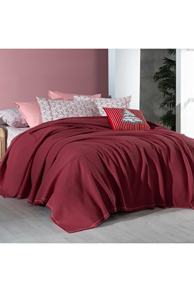 Sarev Abel Red Double 100% Cotton Pique Set