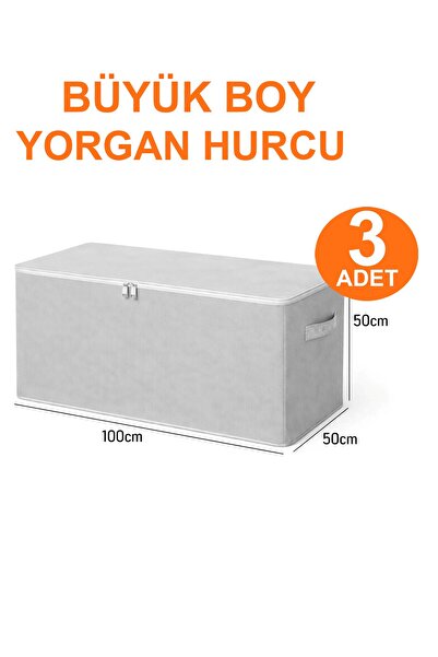 she berrak 3 ADET ANTRASİT Maxi Büyük Boy Yastık, Yorgan , Döşek Hurcu 100 cm...