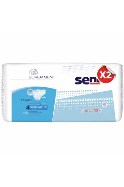 Seni Set 2 x Scutece pentru Adulti Super, M, 30 Bucati