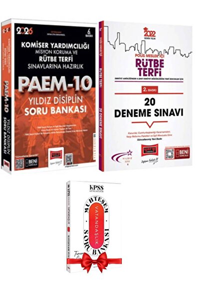 Yargı Yayınları 2026 PAEM Komiser Yardımcılığı Misyon Koruma ve Rütbe Terfi D...