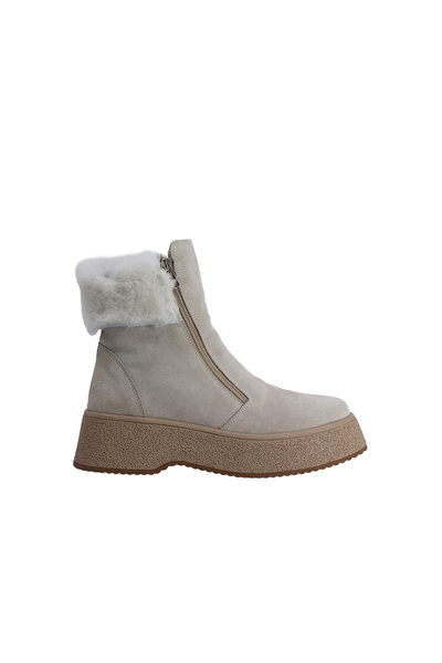 ALBİNİ 26101032S Hakiki Deri Süet Kadın Bot
