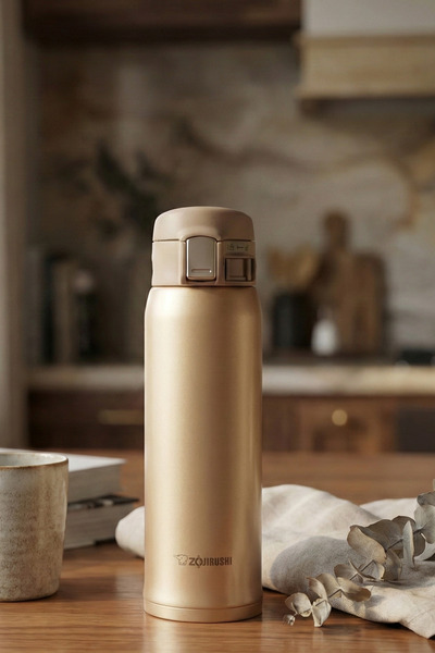 ZOJIRUSHI زمزمية ابو فيل ستانلس ستيل – غطاء أمان قابل للفتح – موديل SM-SD60