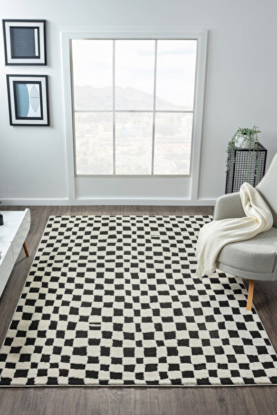 Konfor Halı Konfor Jung 7185 Modern Dokuma Yumuşak Post Shaggy Halı