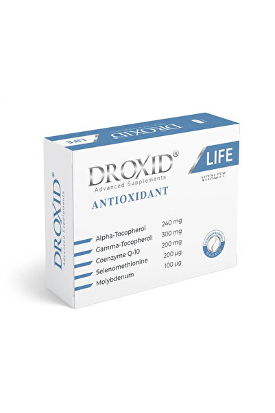 DROXİD LIFE Antioksidan Vitamin ve Mineral Takviyesi 30 Tablet