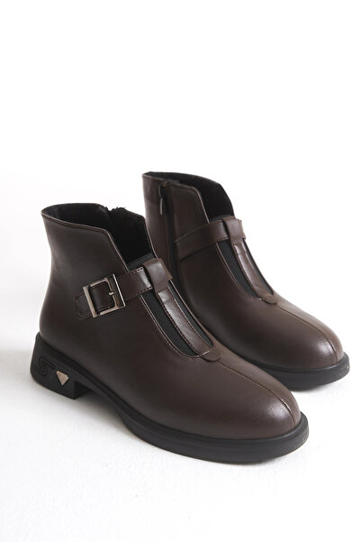 Lively Stylish Nora Women's Flat Sole Front Elastic Daily Boots